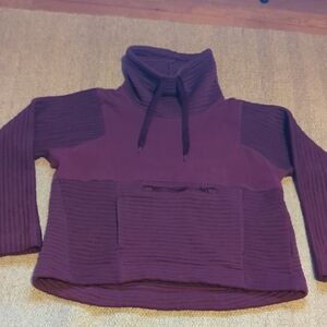 The North Face S Purple Terra Metro Funnel Neck Pullover Sweatshirt